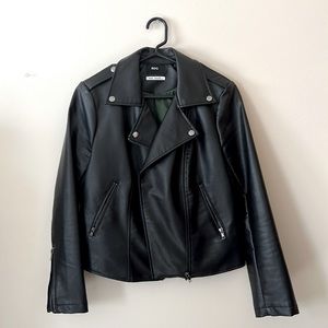 BDG Vegan Leather Moto Jacket, M